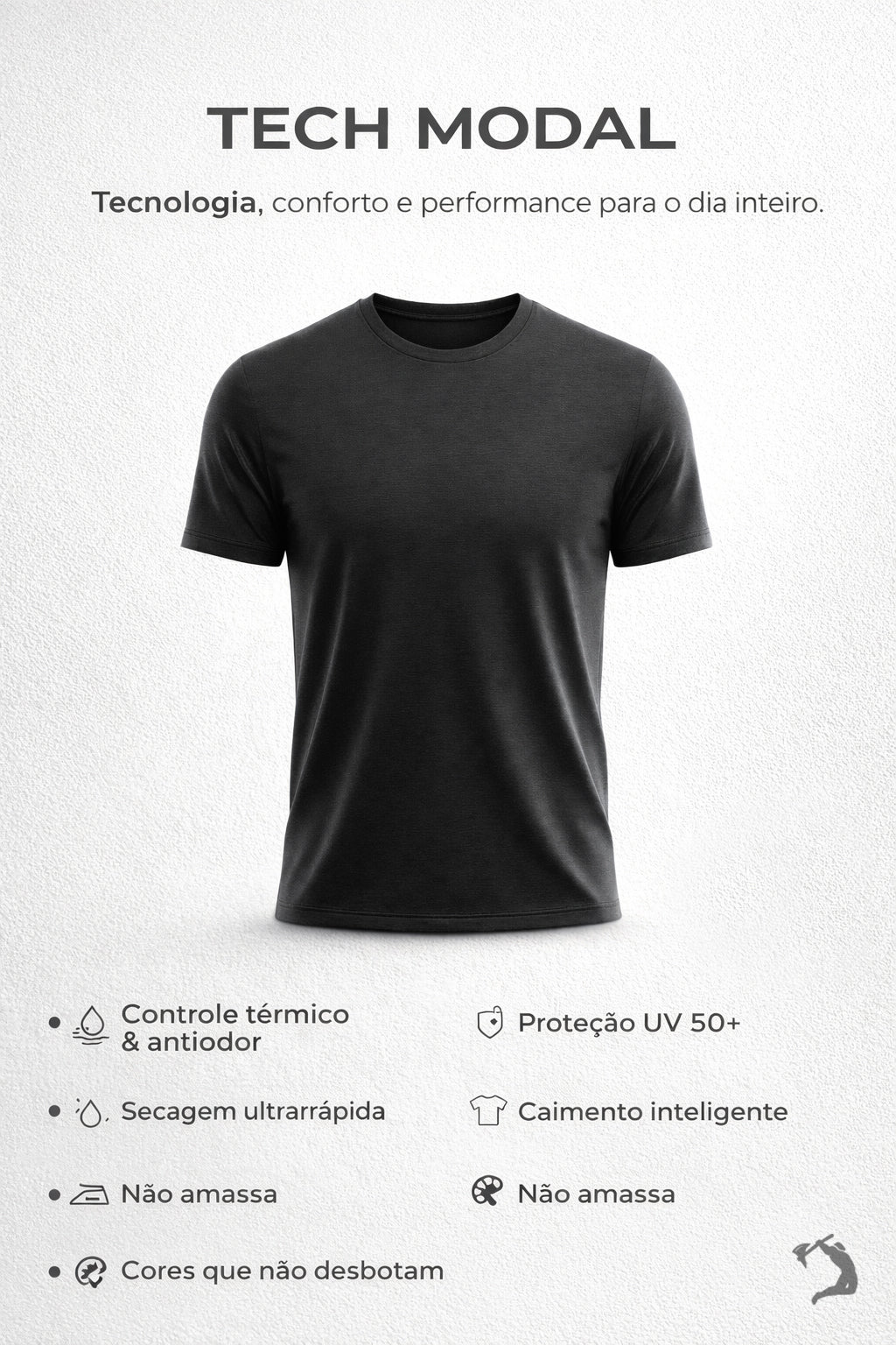 Camiseta - Tech Modal - Preta - Image 4
